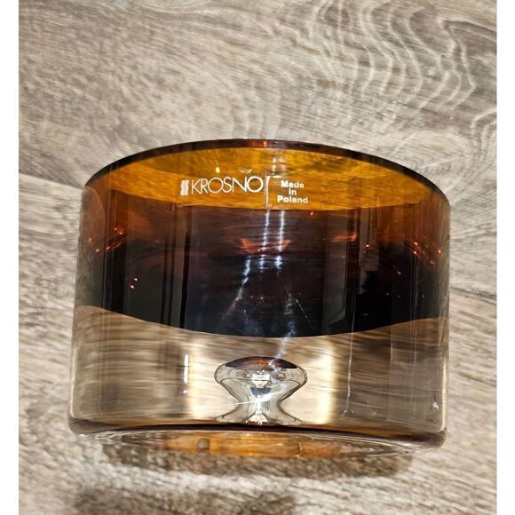 Kronos Vintage Amber Two-toned Poland Ashtray - Picture 9 of 12